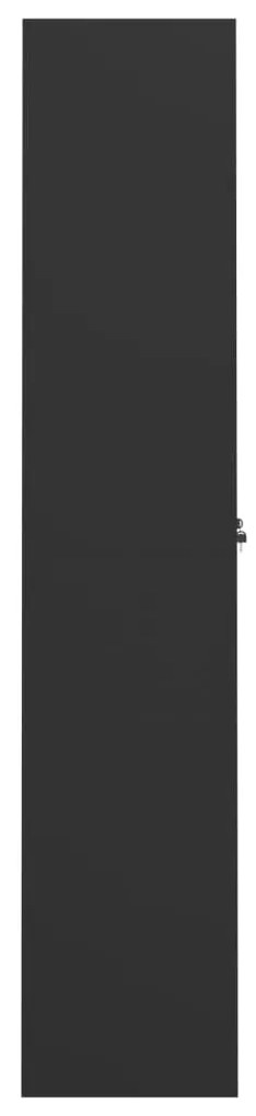 Arquivador 90x40x200 cm aço preto