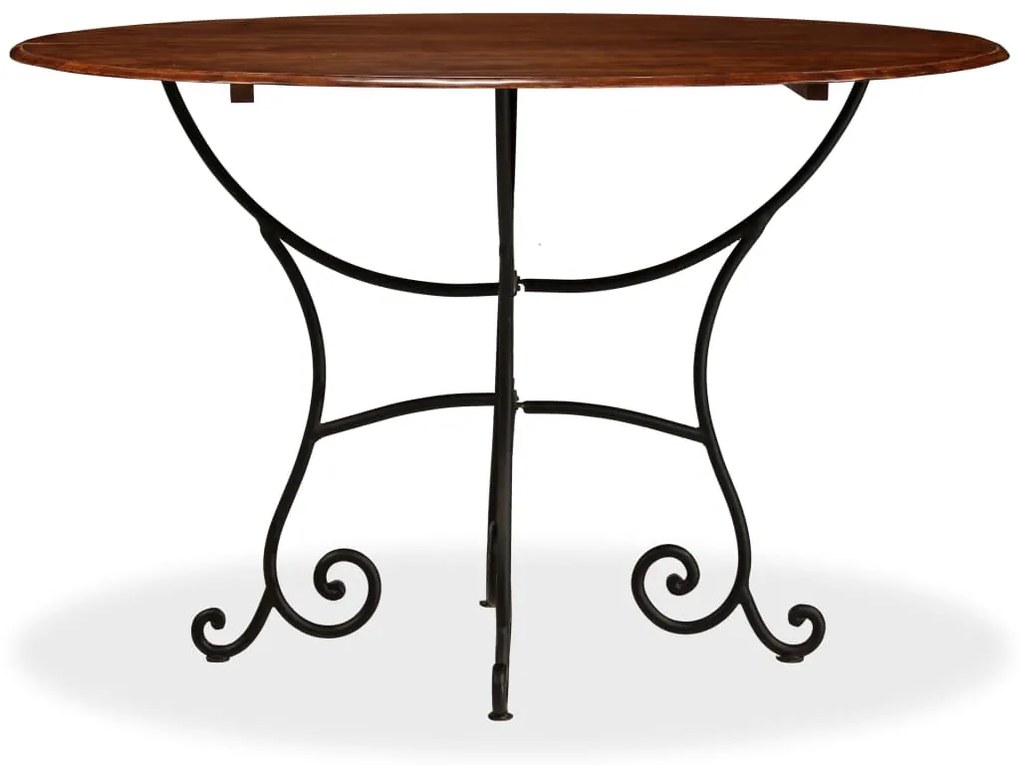 Mesa jantar acácia maciça c/ acabamento a mel 120x76 cm