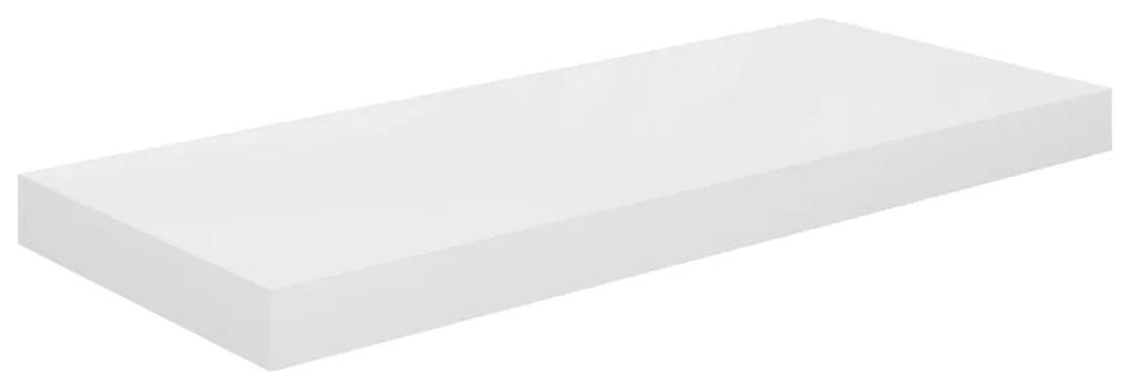 Prateleiras de parede suspensas 2 pcs 60x23,5x3,8cm MDF branco