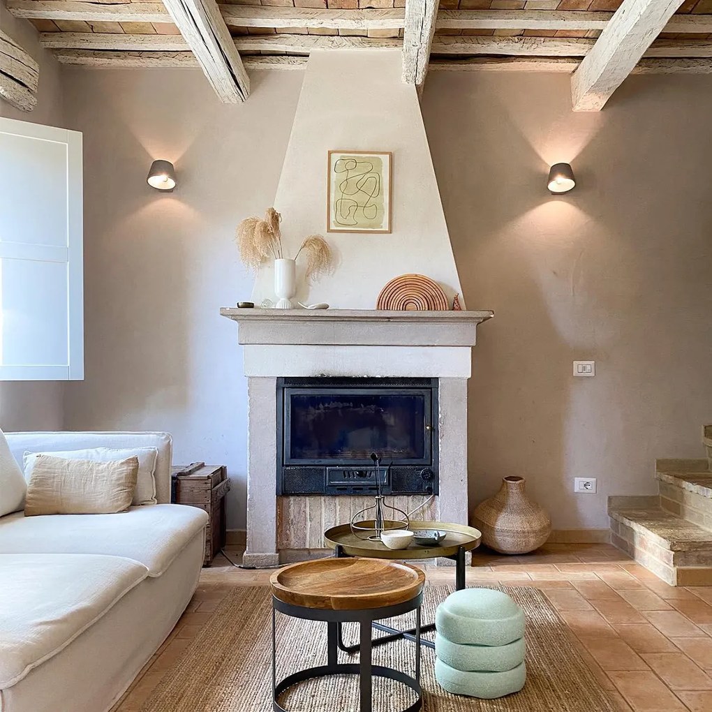 Candeeiro de parede industrial em betão - Cup