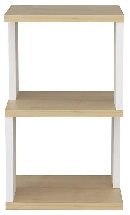 Mesa de Cabeceira Carter – Carvalho Branco – 29,6x29,6x49,4 cm