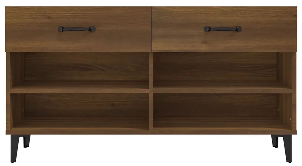 Sapateira 102x35x55 cm derivados de madeira carvalho castanho