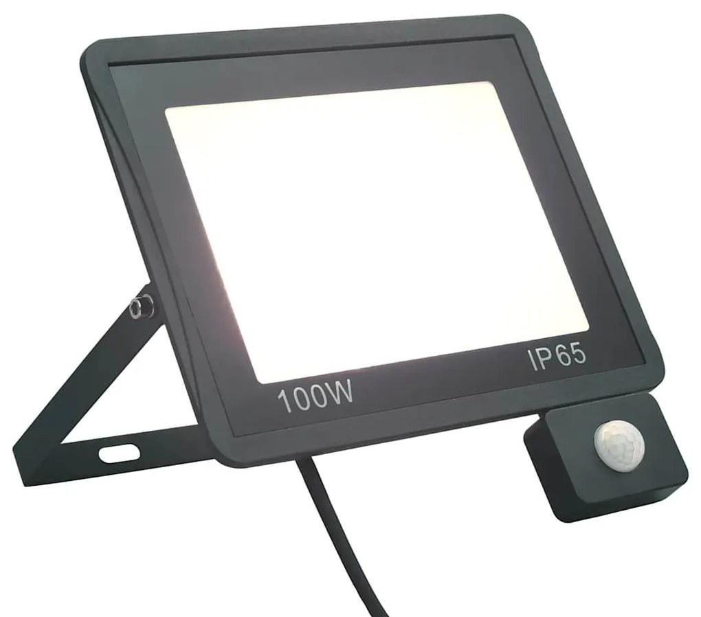 Projetor c/ iluminação LED e sensor 100 W branco frio