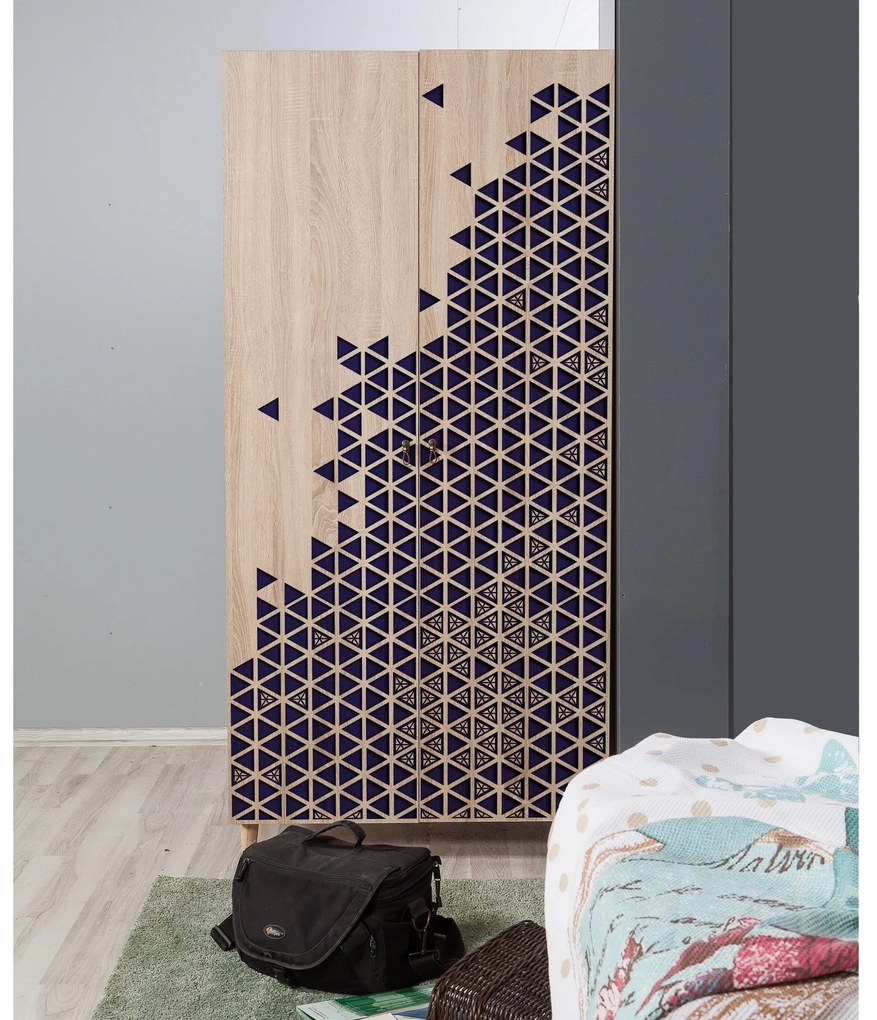 Roupeiro Stil – Carvalho Sonoma – 90x192x52 cm