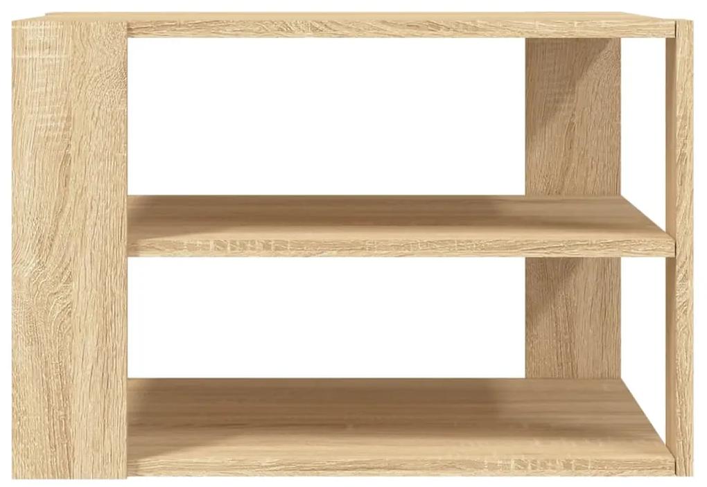 Mesa de centro 59,5x59,5x40cm derivados madeira carvalho sonoma