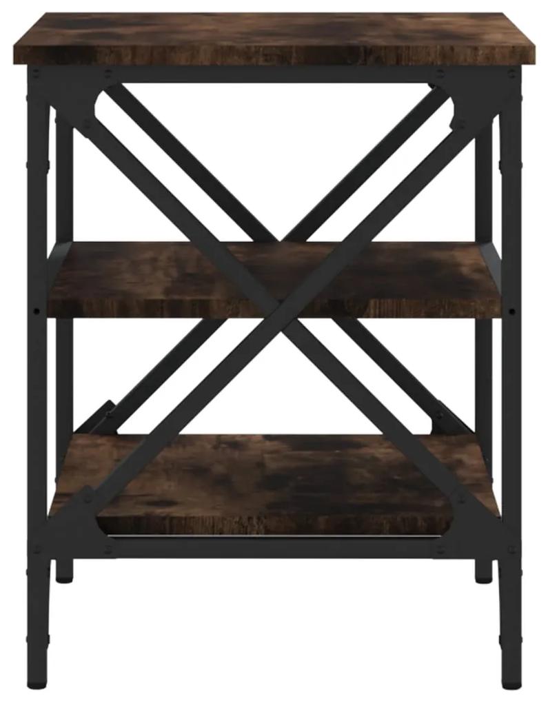 Mesa de apoio 40x42x50 cm derivados de madeira carvalho fumado