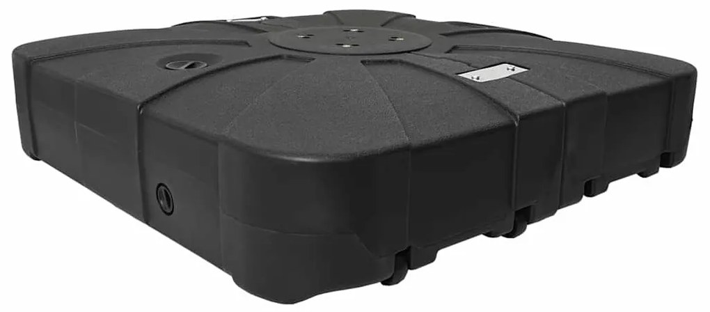 Conjunto de Base de Guarda-Sol Cantilever 2 Peças - 150kg de Areia ou