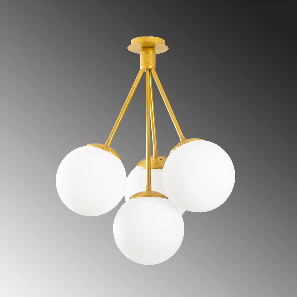 Chandelier Mudoni – Ouro – 57 cm