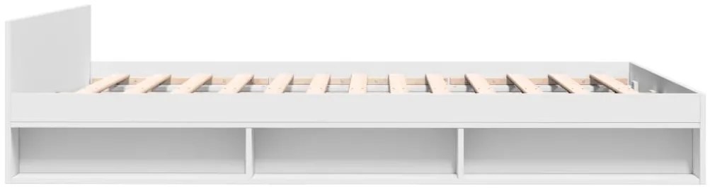 Estrutura de cama c/ gavetas 140x190cm derivados madeira branco
