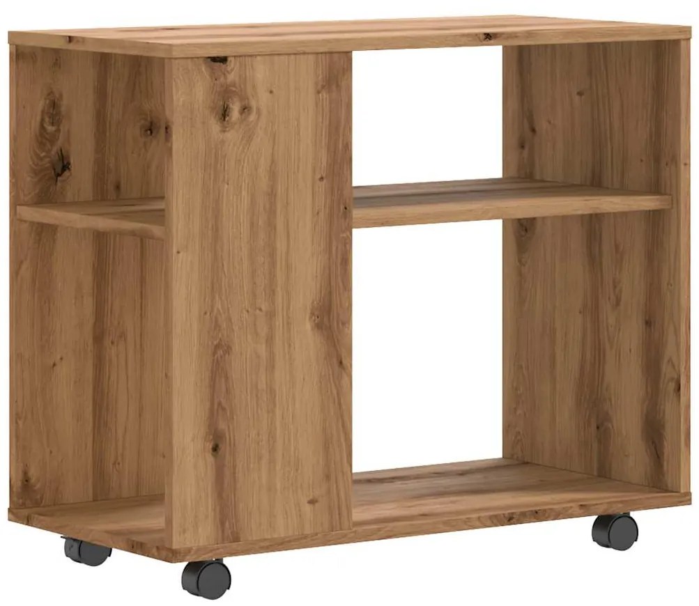 Mesa de apoio 70x35x55 cm derivados madeira carvalho artisiano