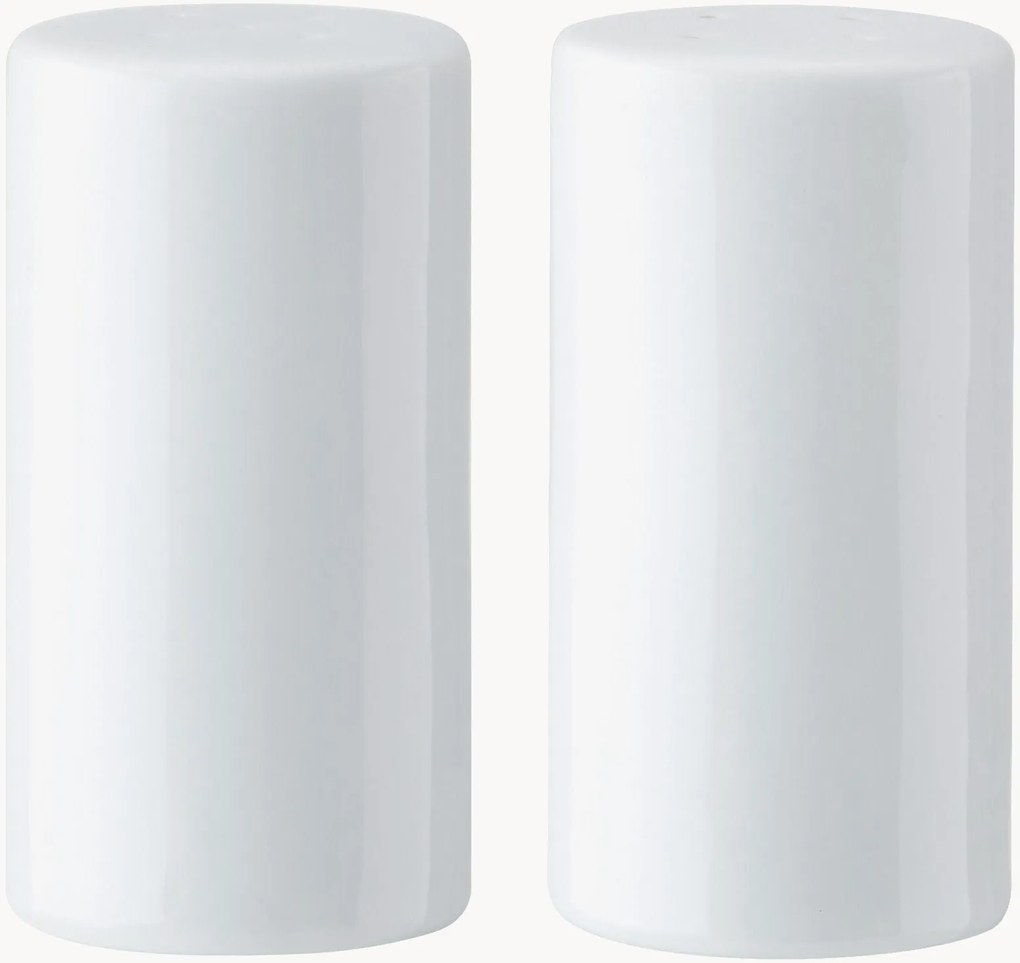 Saleiros e pimenteiros de porcelana Chalk