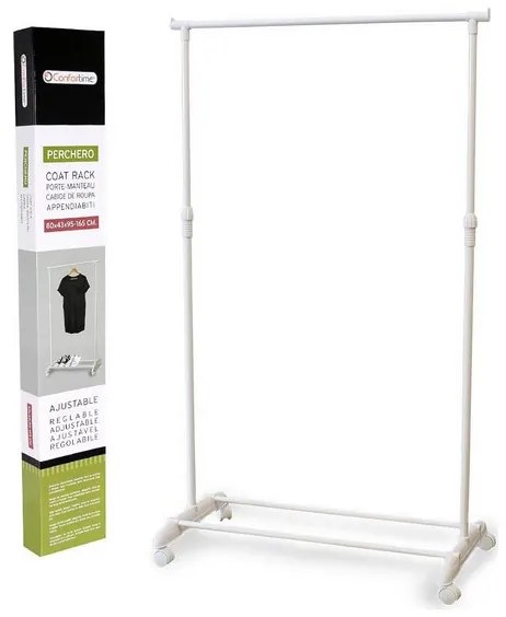 Staande Kapstok Confortime Branco (80 X 43 X 165 cm)
