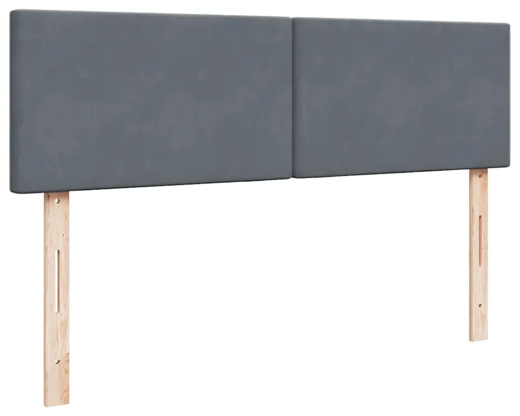 Estrutura cama otomana colchões 160x200 cm cinzento escuro