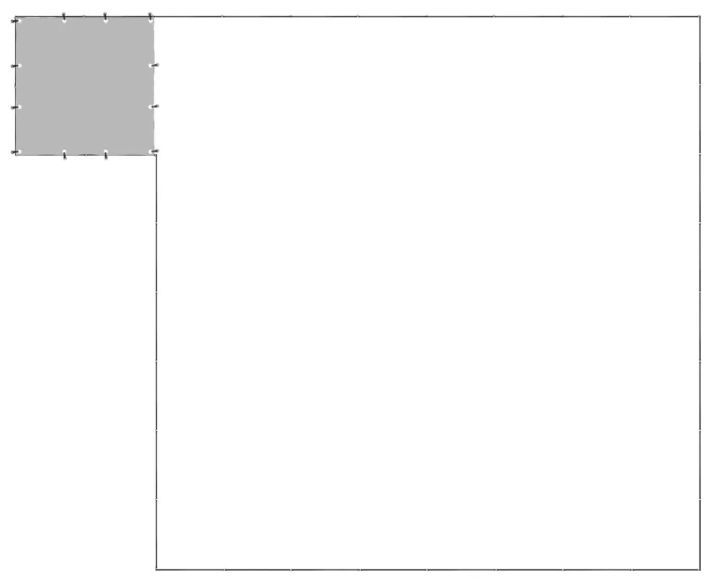 Canil 20,57 m² aço preto