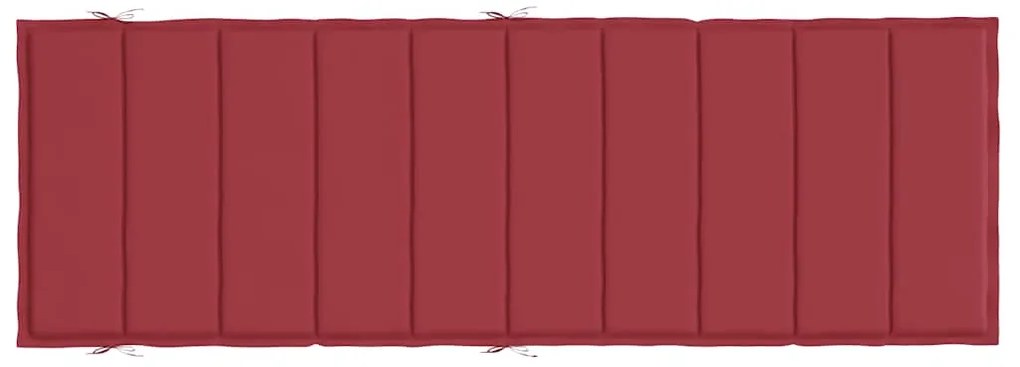 Almofadão p/ espreguiçadeira tecido oxford vermelho tinto