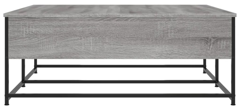 Mesa de centro 100x99x40 cm derivados madeira cinzento sonoma