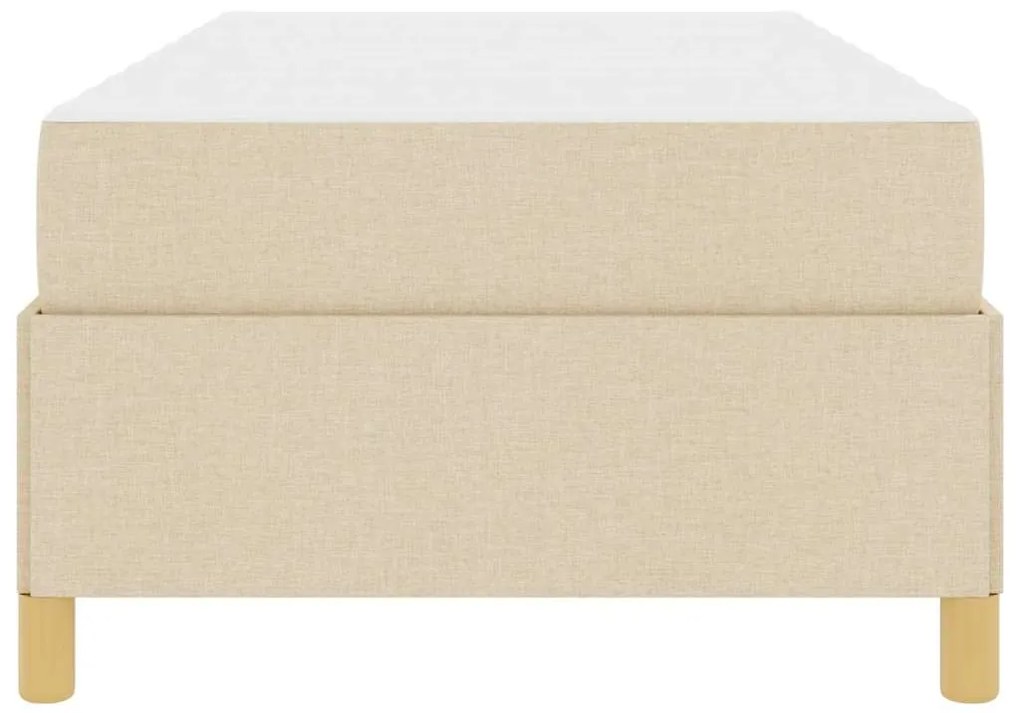 Cama Box Outros Preto e Marrom e Branco 90 x 200 cm tecido