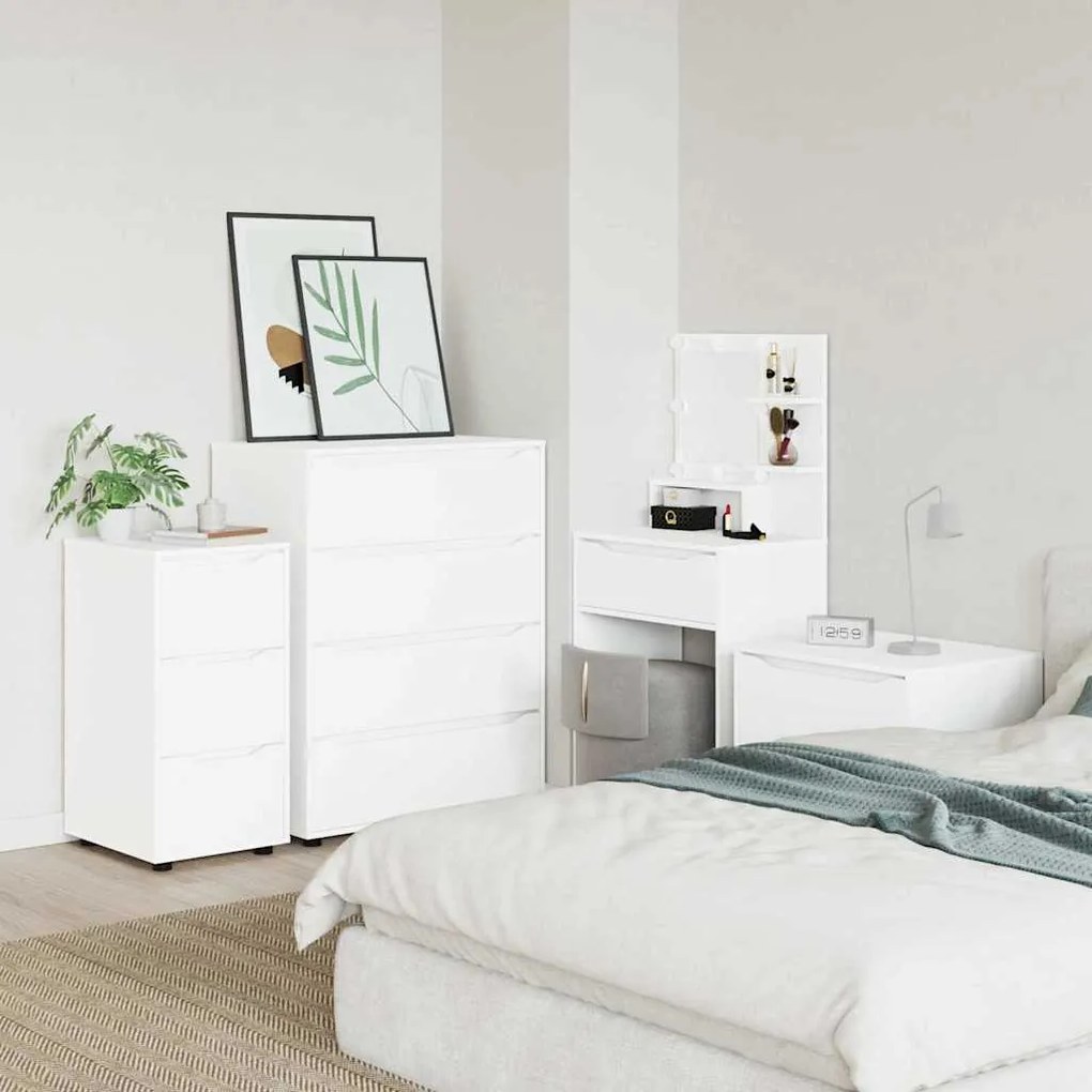 vidaXL Armário de arrumação Branco 40 x 48 x 81 cm Madeira processada