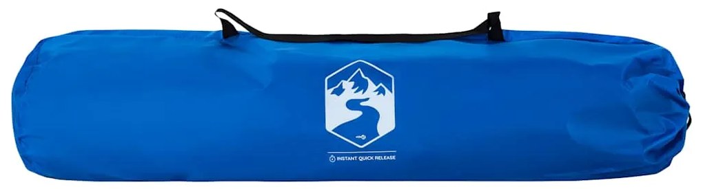 Tenda praia 2 pessoas libertação rápida impermeável azul ciano