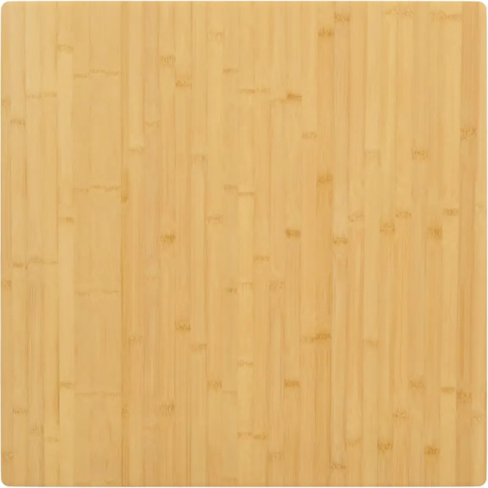 vidaXL Tampo de mesa 70x70x4 cm bambu