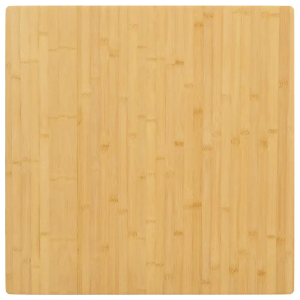 Tampo de mesa 70x70x4 cm bambu