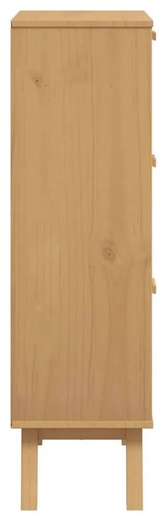 Sapateira OLDEN 55x35x120 cm pinho maciço cinzento/castanho