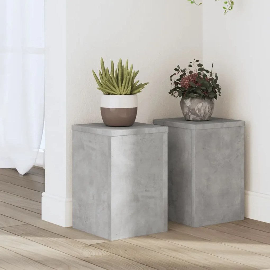 Suportes p/ plantas 2 pcs 20x20x30 cm derivados de madeira