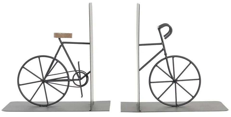Boekensteun DKD Home Decor Bicicleta Ferro (2 pcs) (20 x 12 x 20 cm)