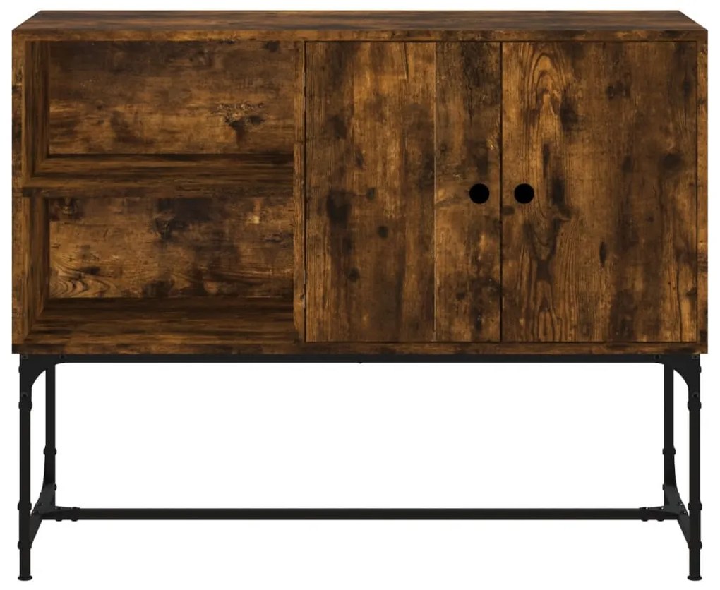 Aparador 100x40x79,5 cm derivados de madeira carvalho fumado