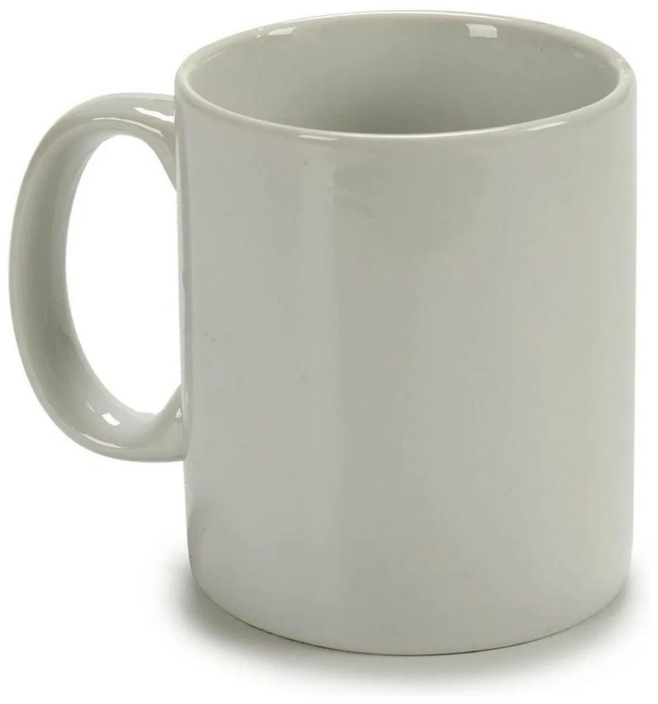 Conjunto de Chávenas Branco Porcelana (6 Peças) (6 Copos)