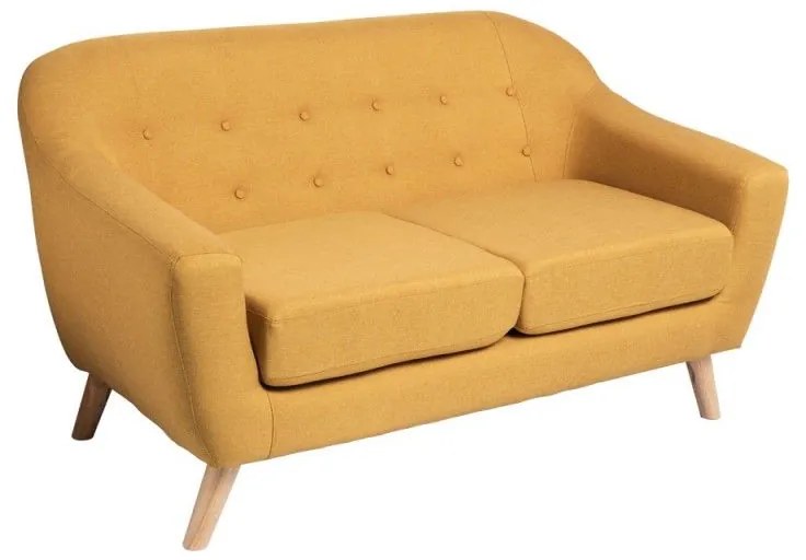 Sofá Windel 2 Plazas - Dourado