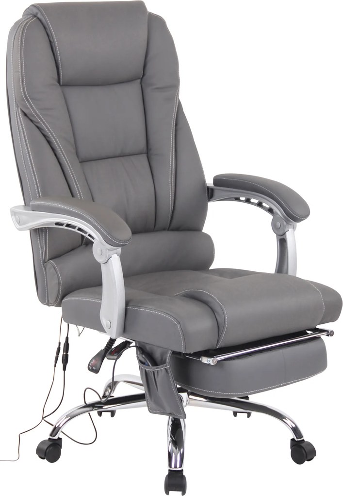 Cadeira de escritório Pacific com massagem Cinza