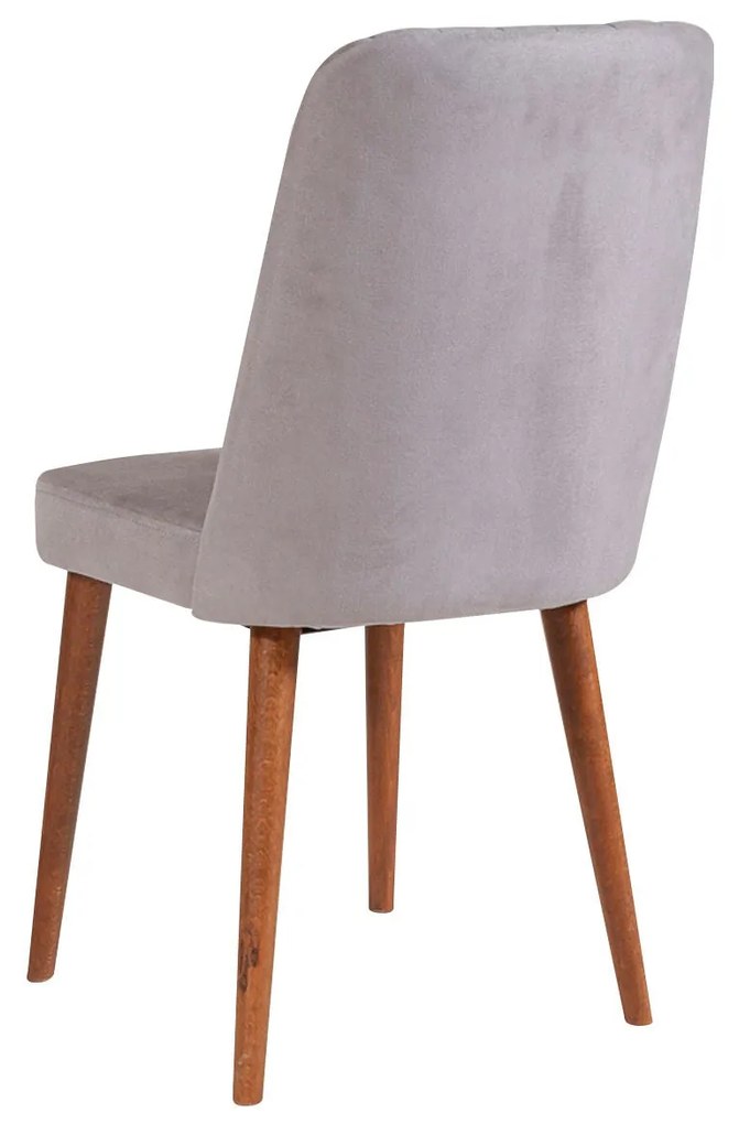 Conjunto de Mesa de Jantar Extensível Vina – Nogueira – 130x77x80 cm