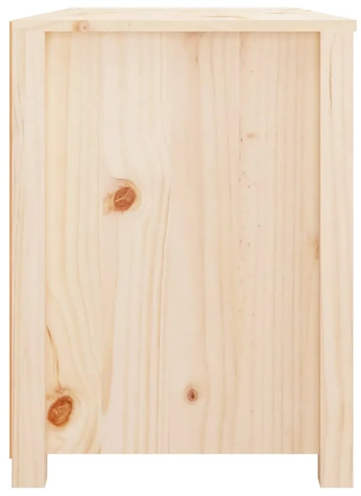 Armário de apoio 100x40x54 cm madeira de pinho maciça