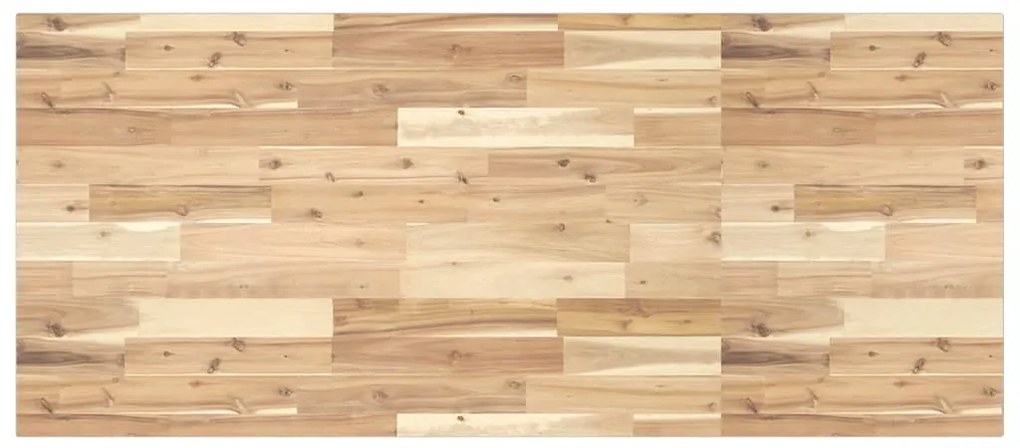 vidaXL Tampo p/ móvel casa de banho 120x60x2 acácia maciça não tratada