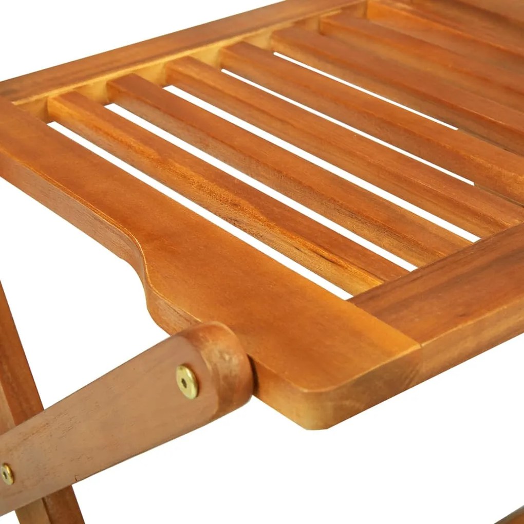 11 pcs conjunto de jantar para jardim 220x90x75cm acácia maciça