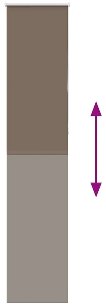 Persiana de enrolar 60x210 cm largura tecido 55,7 cm poliéster