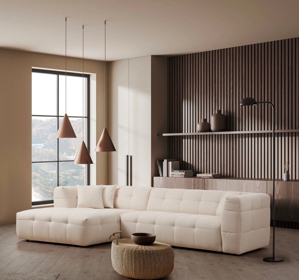 Sofá de Canto Cady – Bege – 300 x 150 cm