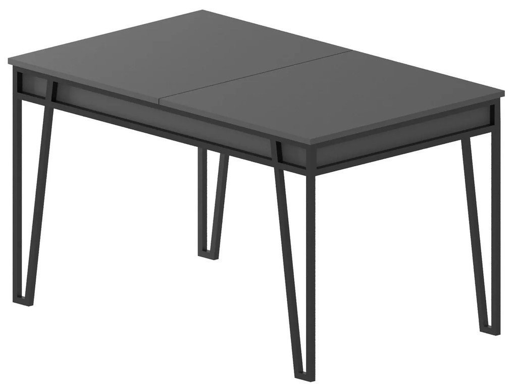 Mesa de Jantar Extensível "Pal" – Antracite – 132-170x80x76 cm – Desig