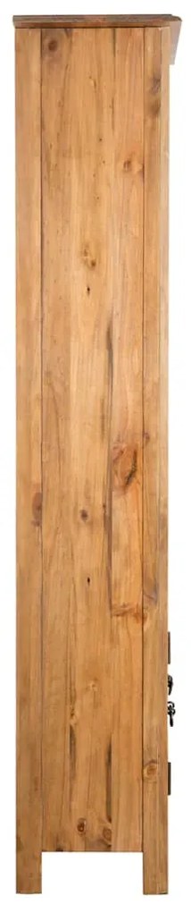 Armário p/ casa de banho pinho maciço 48x32x170 cm