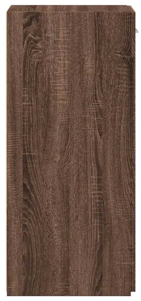 Aparador 30x42,5x93 cm derivados de madeira carvalho castanho