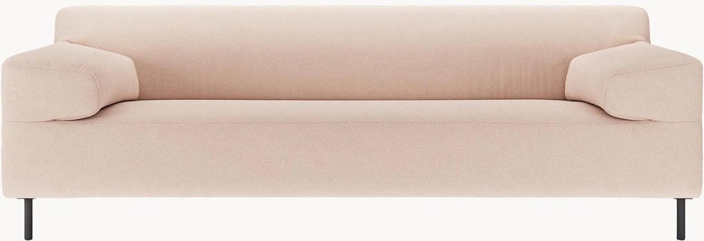 Sofá freistil180 (3 lugares), rosa branco-pérola/preto, L 222 cm