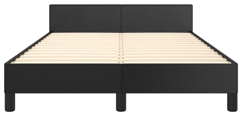 Estrutura de cama sem castanho colchão 120x190cm couro do falso