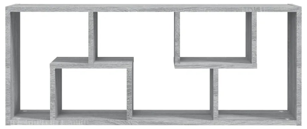 Estante 36x16x90 cm derivados de madeira cinzento sonoma