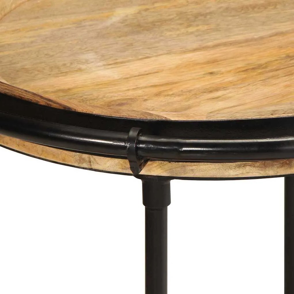 Mesa de apoio Ø55x60 cm madeira de mangueira maciça