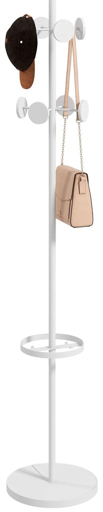 Cabide de Pé Ålesund com Suporte para Guarda-Chuvas – Ø34x177 cm – Bra