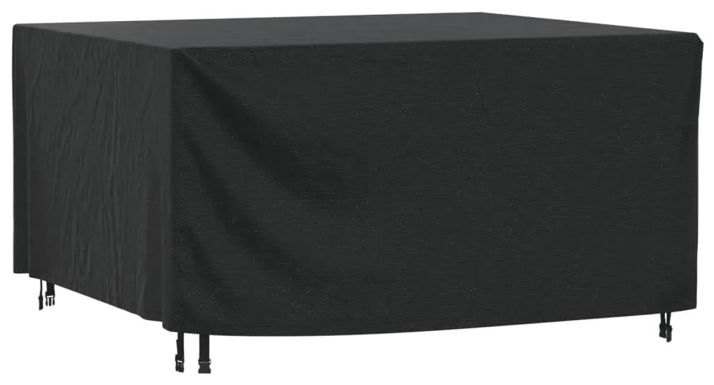 vidaXL Capa p/ mobiliário jardim 180x140x90 cm impermeável 420D preto
