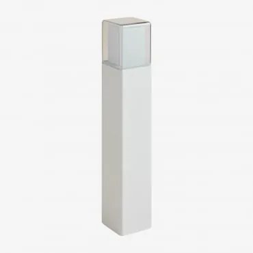 Baliza Led De Exterior Em Alumínio Torevi Branco & ↑50 Cm - Sklum