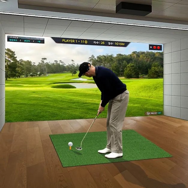 Tapete de golfe de relva sintética 3 em 1 para utilização no interior e no exterior 152 x 117 x 3,2 cm Verde