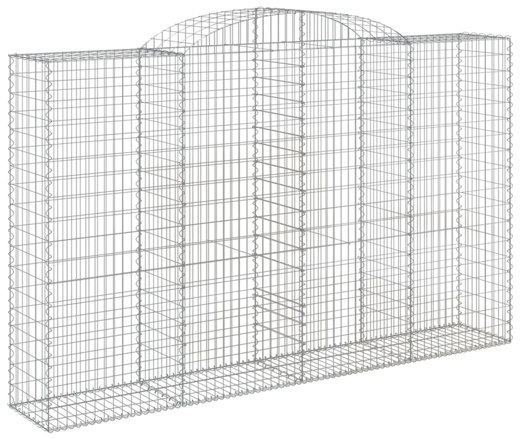 Cestos gabião arqueados 5pcs 300x50x180/200cm ferro galvanizado